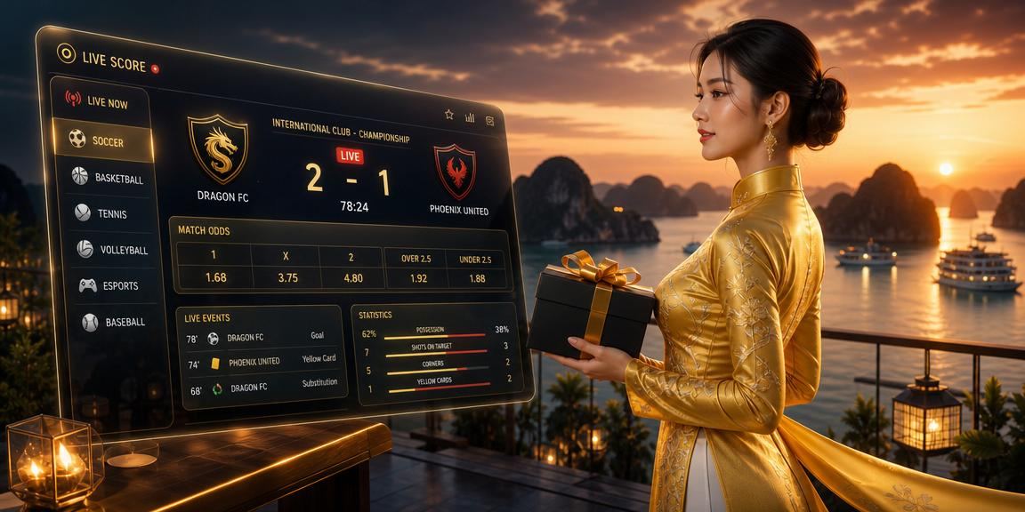 Phụ nữ áo dài tại Vịnh Hạ Long nhận thưởng VIP và ưu đãi bonus khi cá cược trực tuyến
