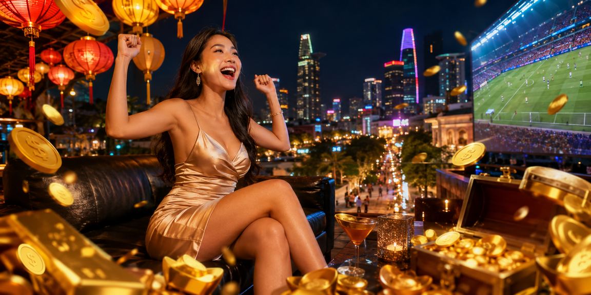 Không gian giải trí casino sôi động tại Thành phố Hồ Chí Minh về đêm